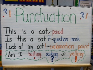 Kindergarten Stars: Punctuation!