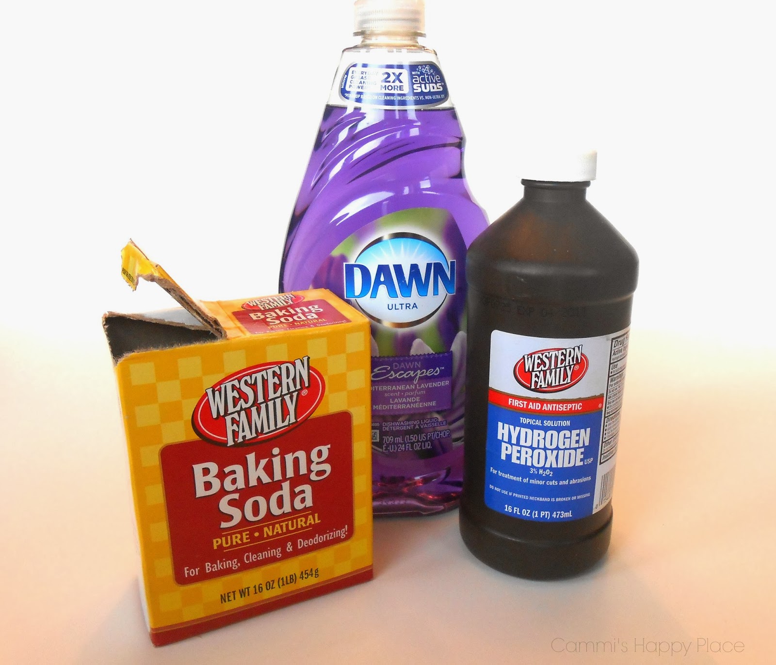 *Please note the Dawn dish soap in this picture is NOT the one you