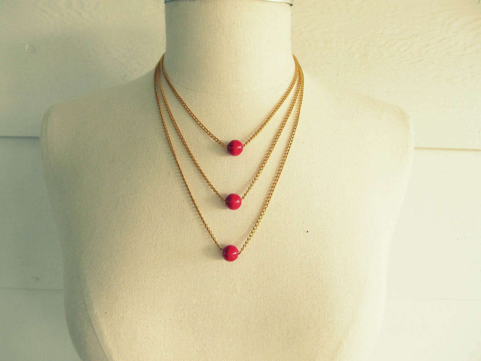 WobiSobi Bead and Chain Necklace, DIY