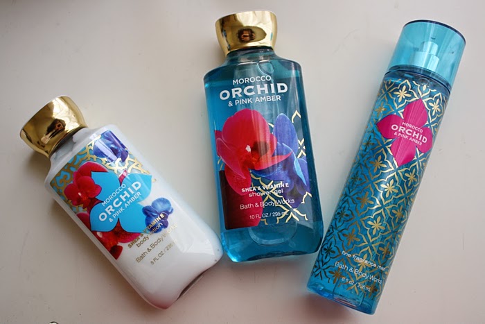 Bath and Body Works Insiders Getaway Tote Review #BBWInsider Morocco Orchid and Pink Amber daily trio