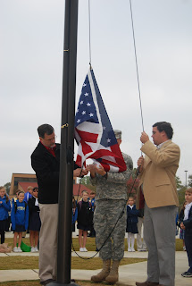 Montgomery Catholic Preparatory School's Holy Spirit Campus Flag Pole Dedicated to Raymond A. Vollenweider, Sr. 1