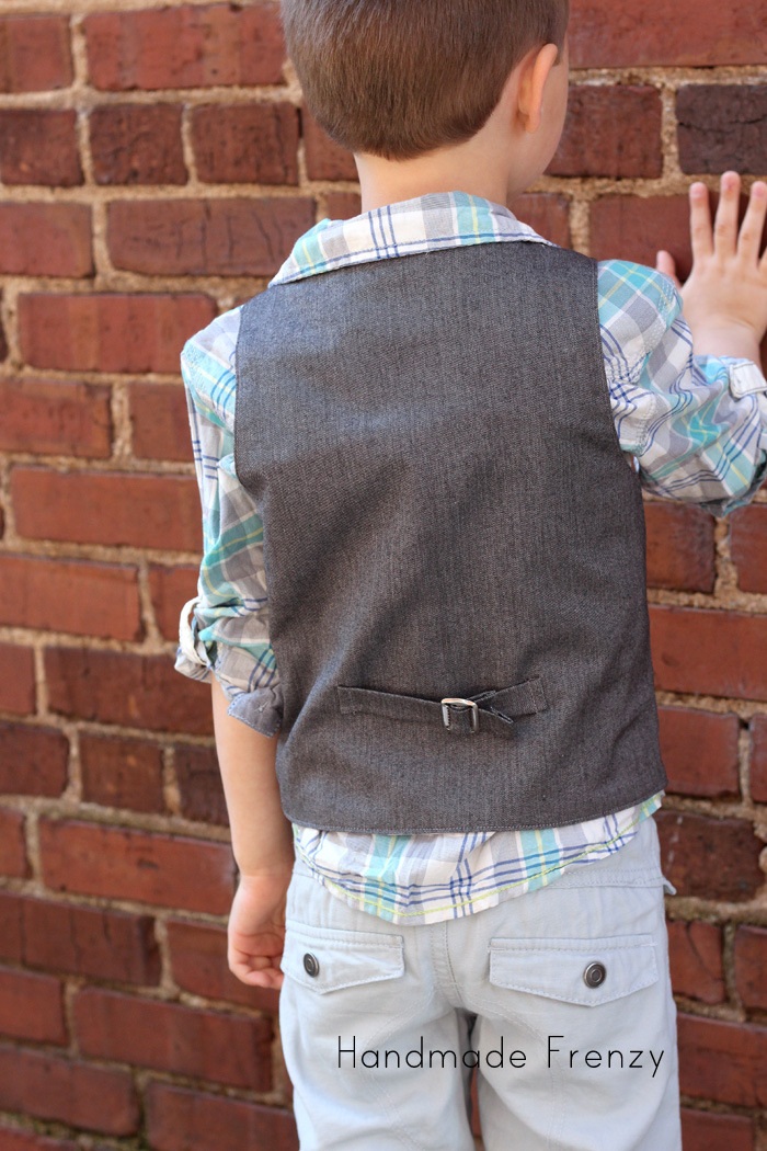 School Boy Vest - Pattern by Sew Much Ado