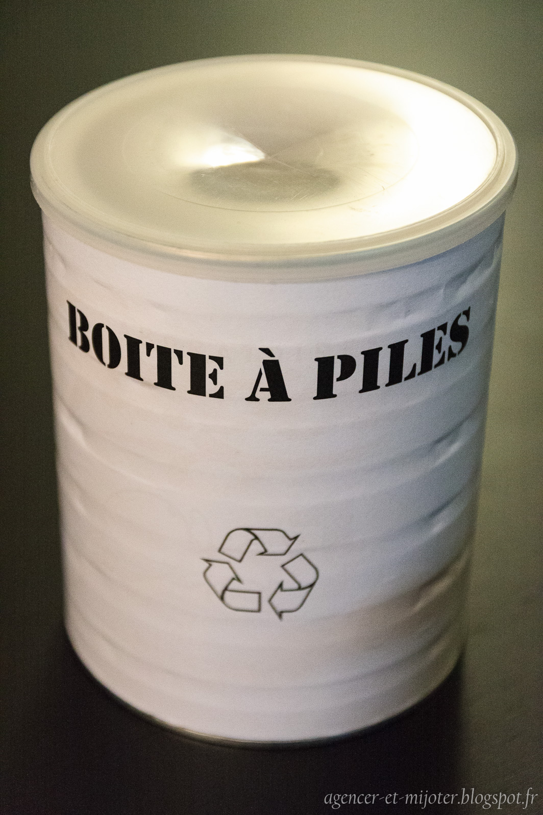 Agencer et Mijoter: DIY : Boîte à recycler ses piles