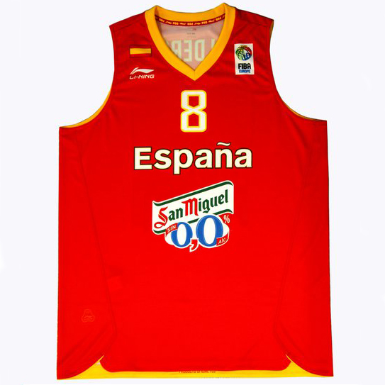 camiseta selección española de baloncesto 2011 2012