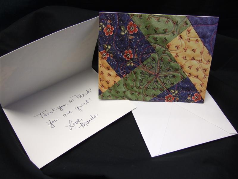 Crafty Sewing and Quilting Photo Quilt Note Cards My Quilts