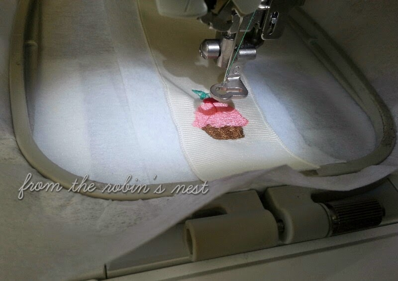 From The Robin's Nest How to Embroider On Ribbon