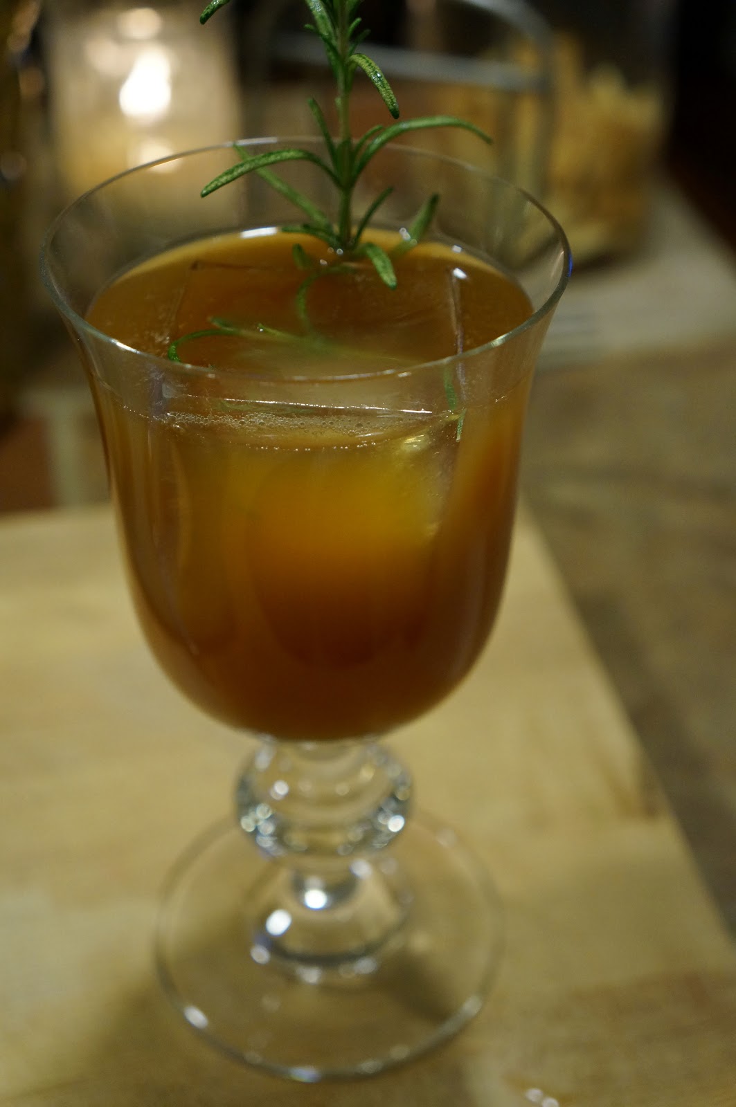 adorned abode archive Rosemary Bourbon Apple Cider Cocktail