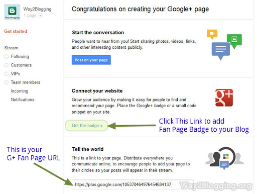 Πώς να δημιουργήσετε το Google + (συν) Fan Page για το blog σας