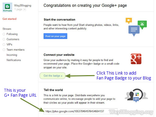 How to Create Google+ (Plus) Fan Page for Your Blog