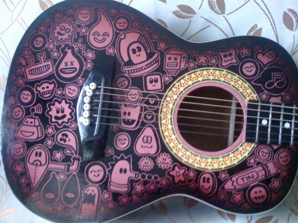 When Art Speaks Guitar Doodles