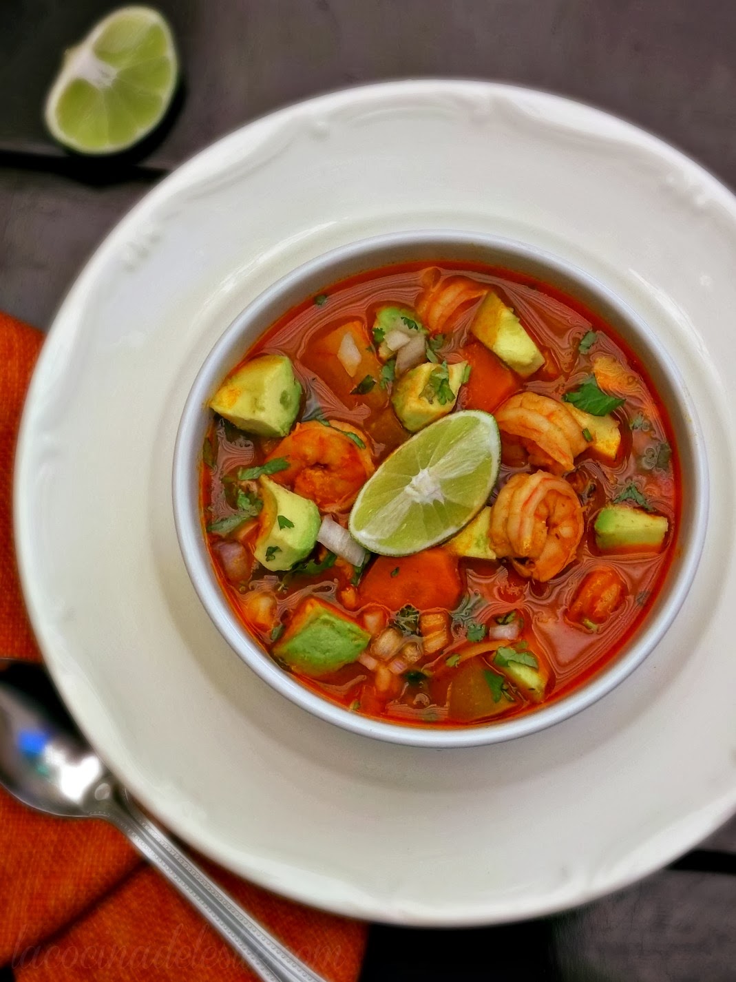 Caldo de Camarón (Mexican Shrimp Soup) #WeekdaySupper - La Cocina de Leslie