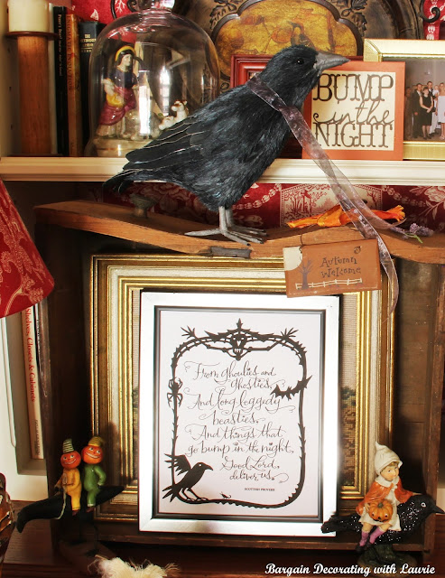 Halloween Vignettes-Bargain Decorating with Laurie