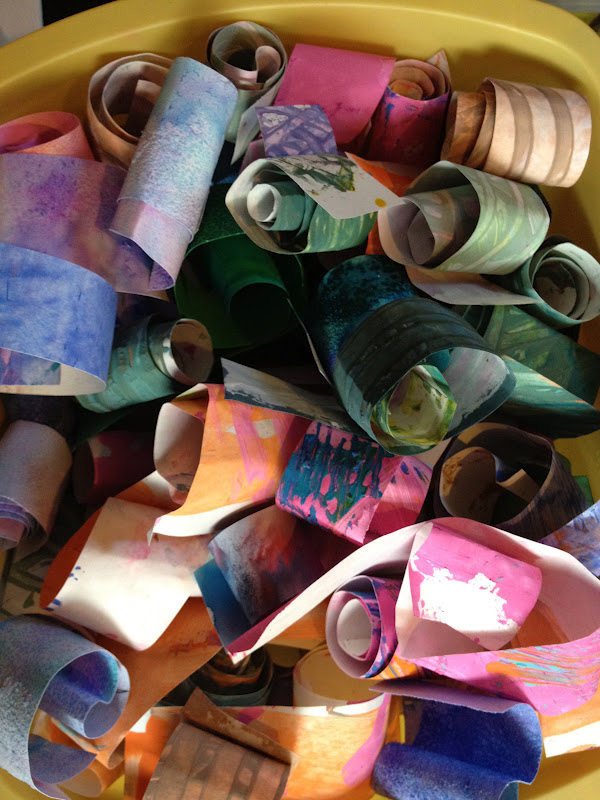 Mrs. Goff's PreK Tales Rolled Paper Collaborative Collage