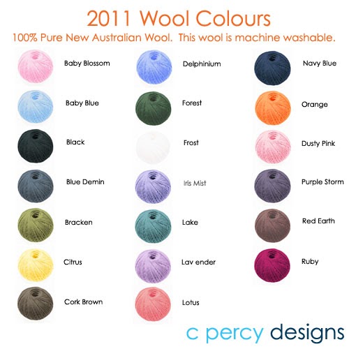 C Percy Designs Wool and Cotton Colours