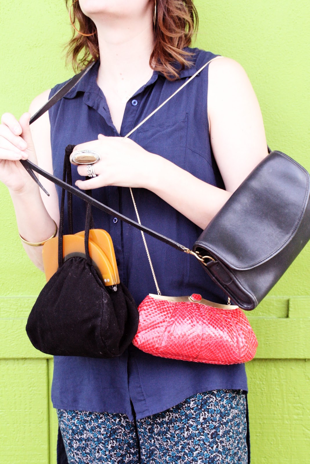 Vintage Bags Galore! Feathers Boutique Vintage