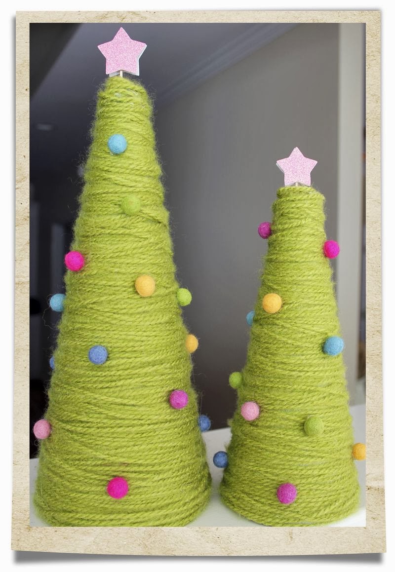 Christmas Countdown 33 Days DIY Yarn Christmas Decorations MISI