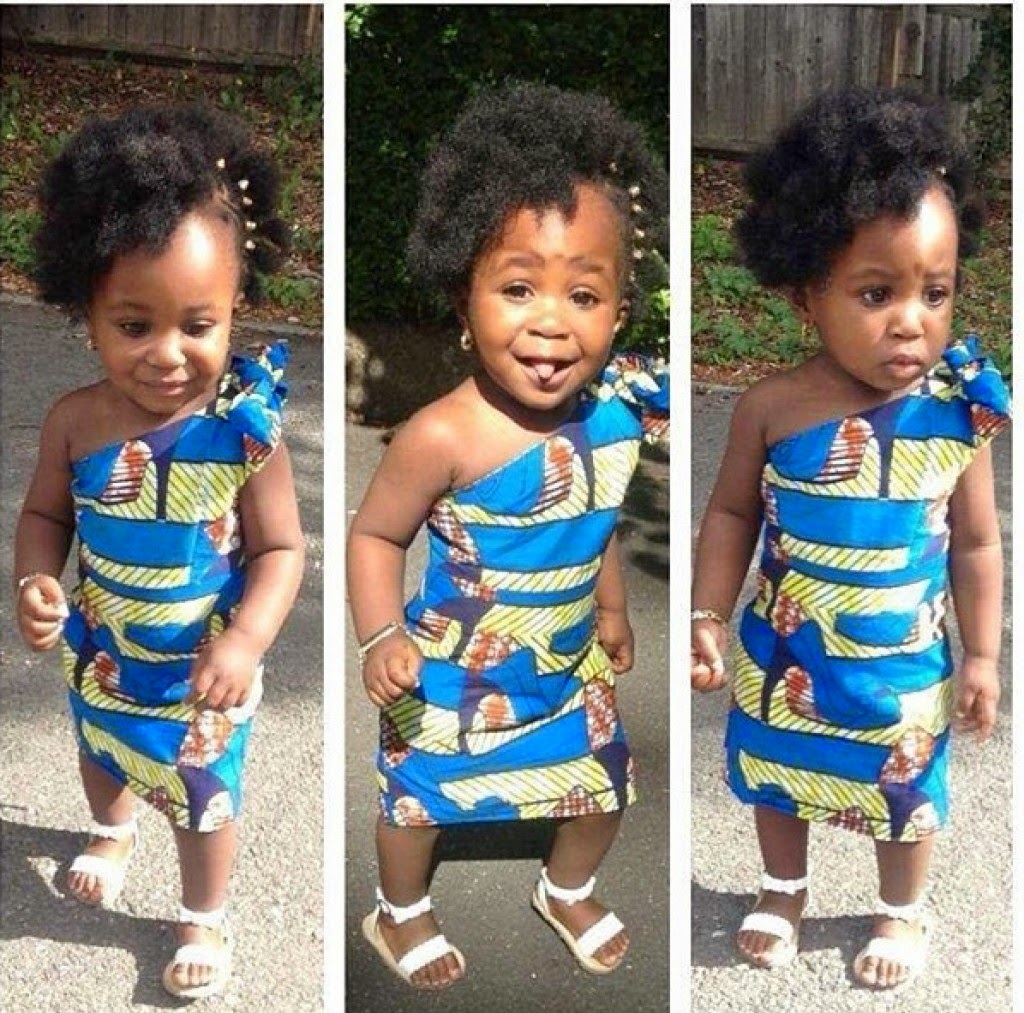 Kente Dresses Little Baby Ankara DeZango Fashion Zone