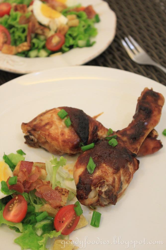 GoodyFoodies Recipe Ovenroasted Devilled Chicken Drumsticks (Delia