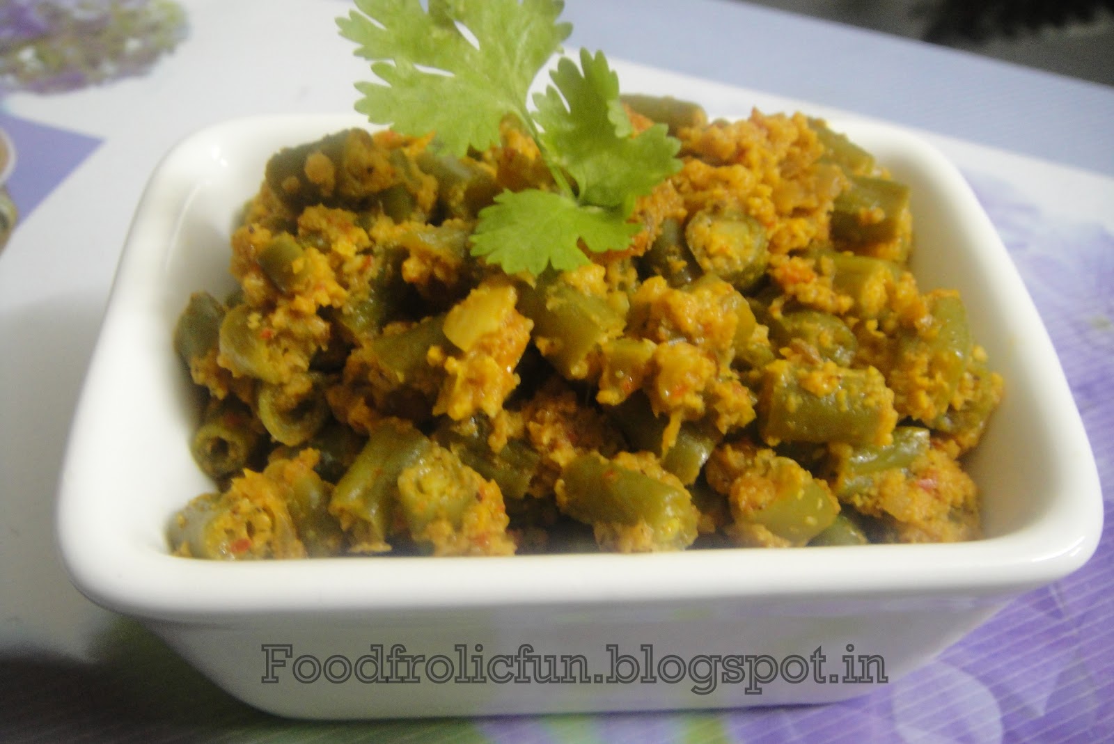 Indian Culinary Delights French Beans Curry