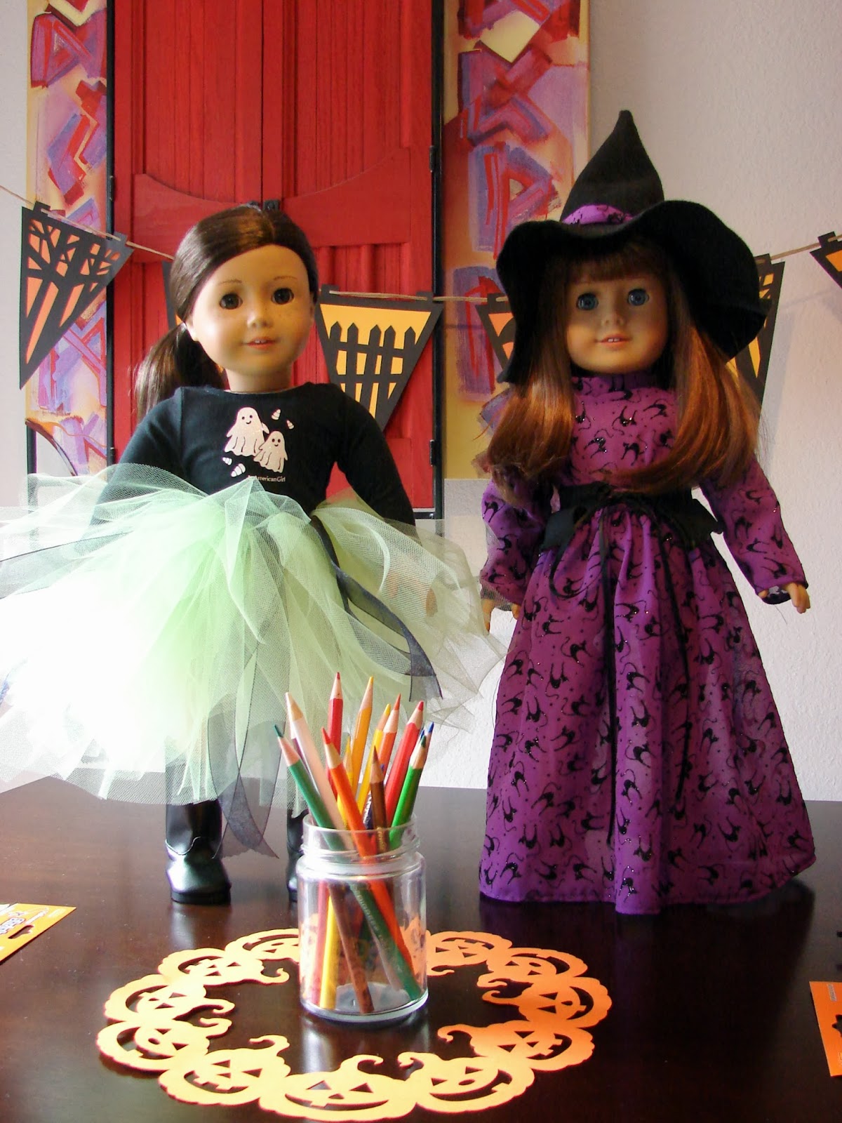 American Girl Doll Play American Girl Halloween Crafting Party