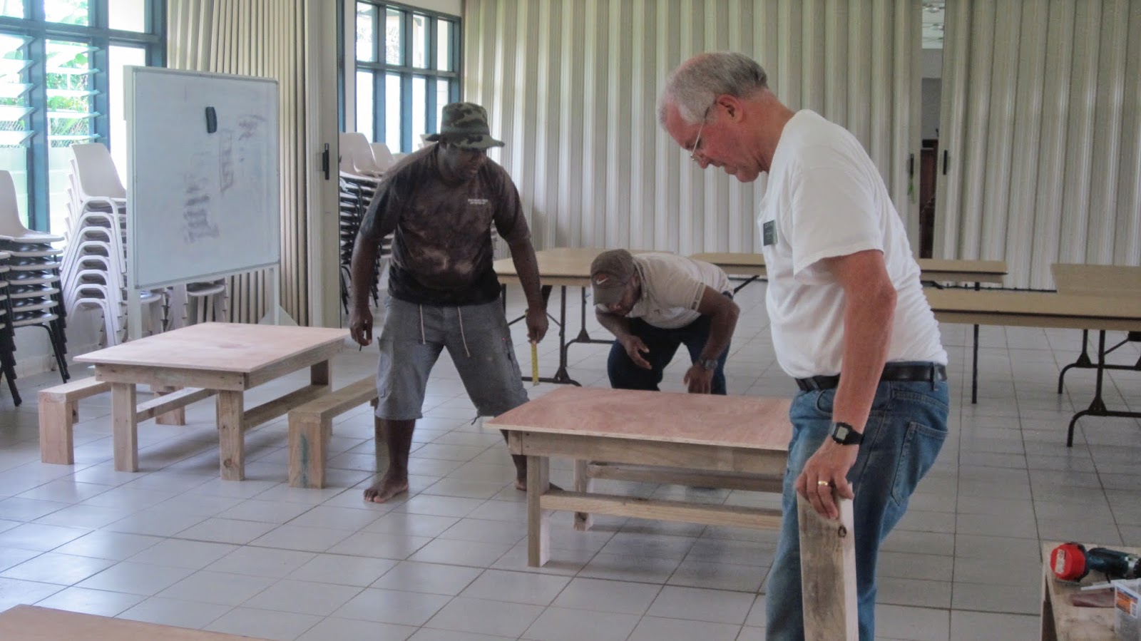 Larsen's Vanuatu Mission Furniture for the Cumorah Kindy School in Etas!
