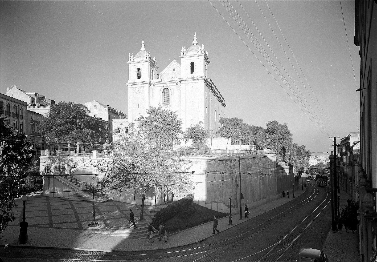 Lisboa de Antigamente Igreja de SantosoVelho