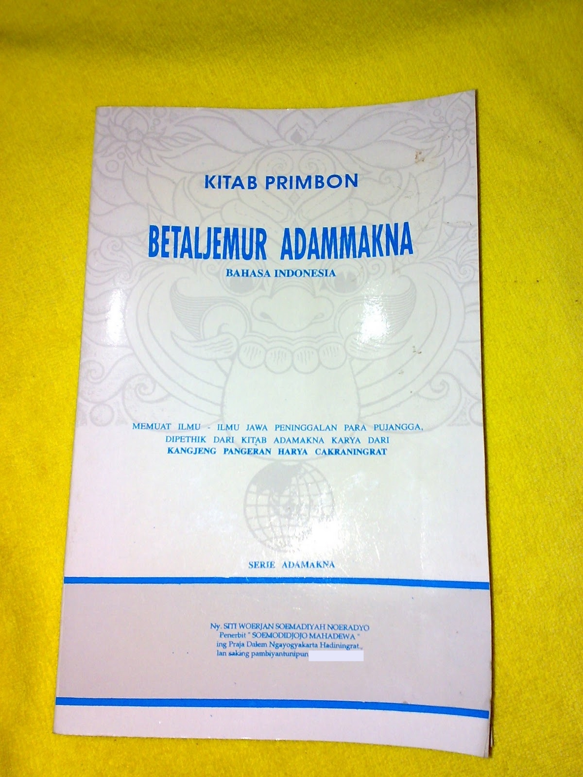 buku kitab primbon atassadhur adammakna pdf bahasa jawa buku kitab primbon atassadhur adammakna pdf bahasa jawa