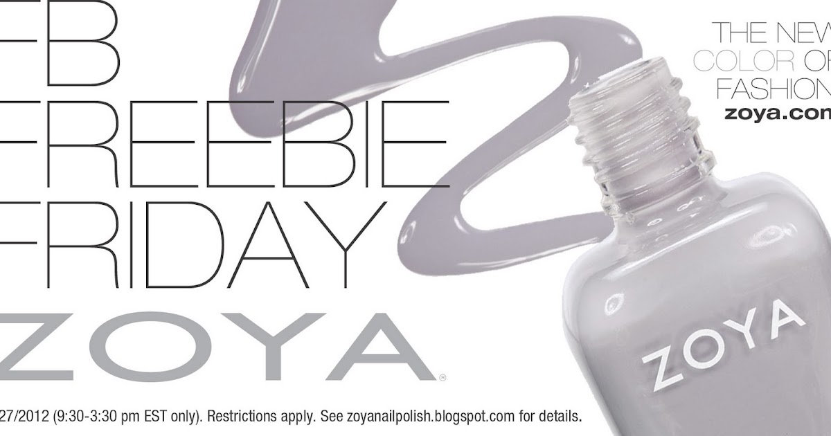 Zoya Nail Polish Blog FB Freebie Friday Zoya Nail Polish