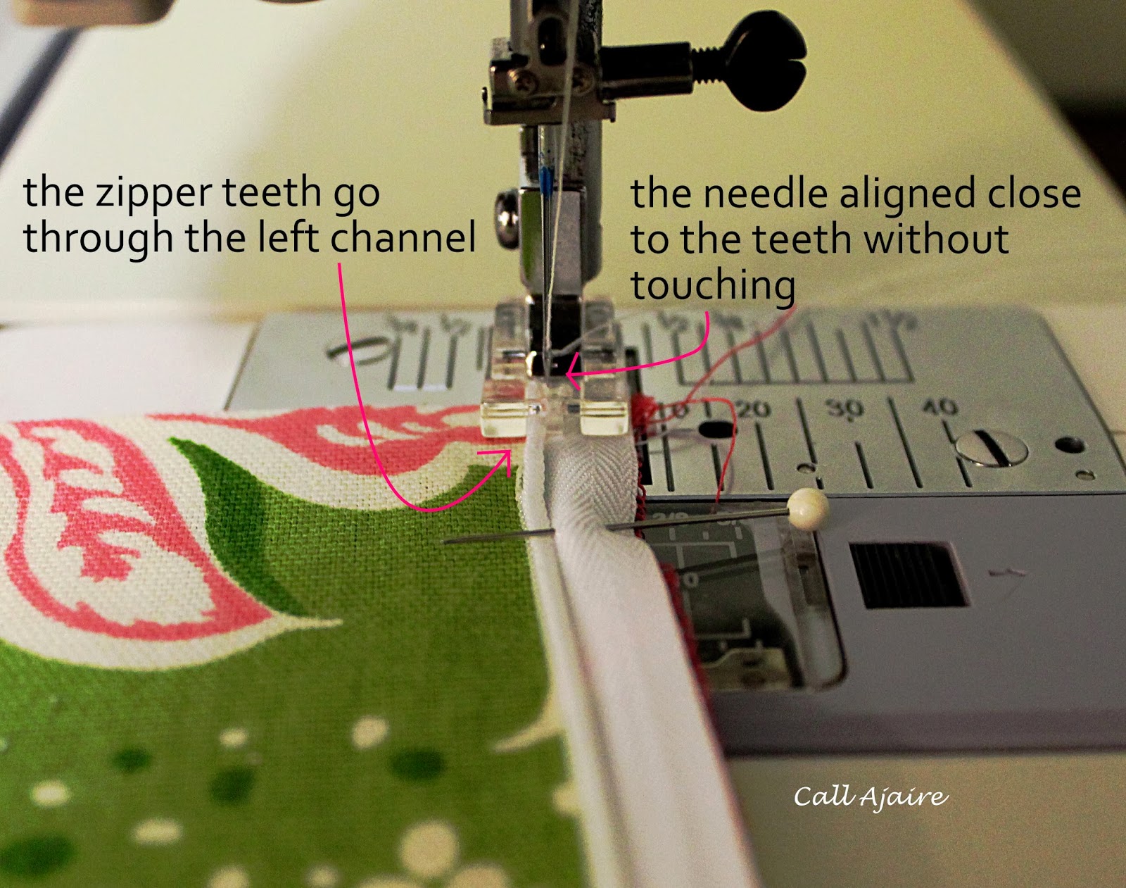 Call Ajaire Invisible Zipper Foot