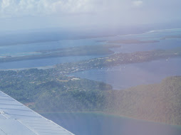 View above islands