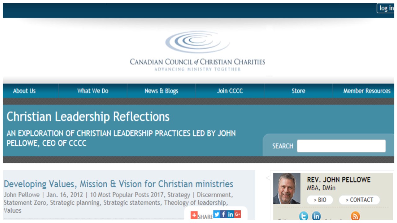 Canadian Council Of Christian Charities (Website)
