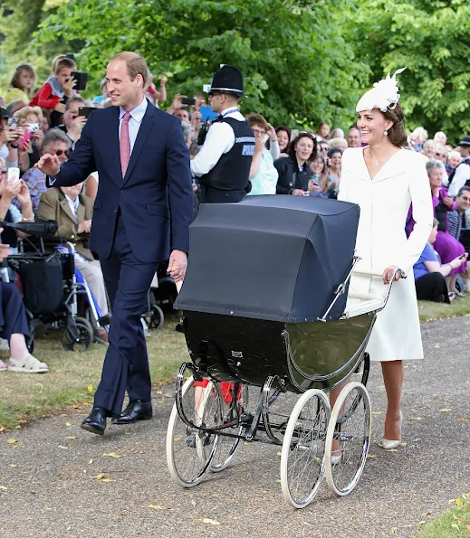 Catherine, Duchess of Cambridge, Prince William, Duke of Cambridge, Princess Charlotte of Cambridge and Prince George of Cambridge