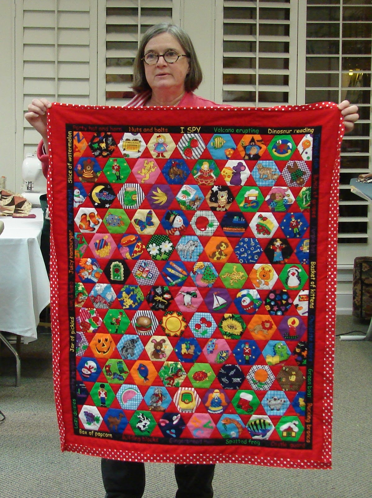 Quilt Vine Show & Tell at Bayside Quilters Ocean City Retreat 2013
