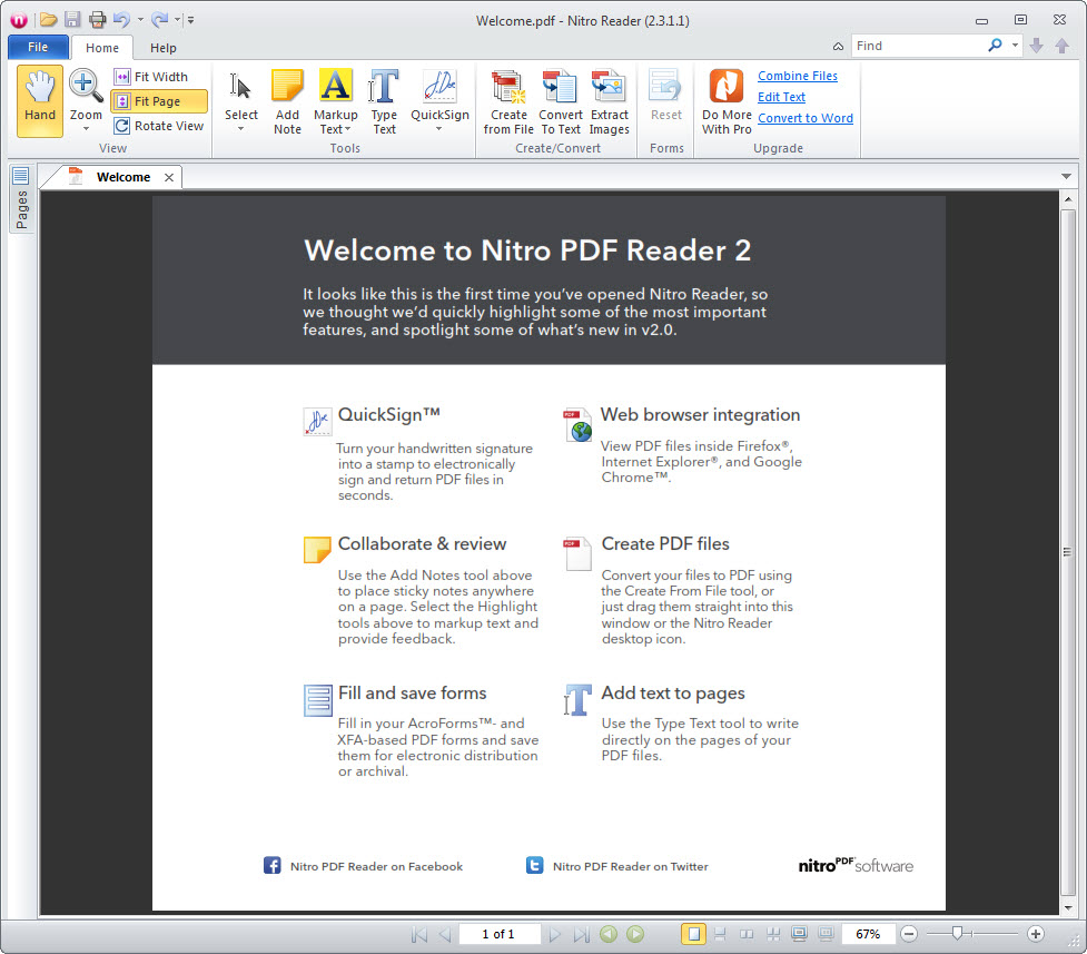 NITRO PDF READER 2.5  Télécharger  Logiciel téléchargement gratuit