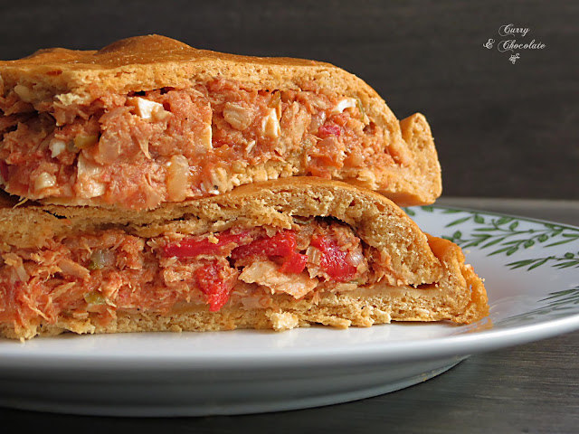 Empanada casera de atún – Tuna empanada pie Empanada casera de atún – Tuna empanada pie