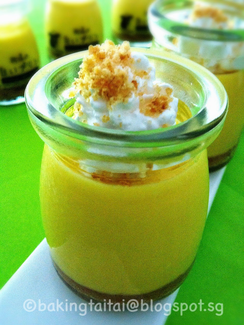 Baking Taitai 烘焙太太 Pumpkin Tofu Cheesecake Jar 南瓜豆腐芝士蛋糕瓶 （中英食谱视频教程）