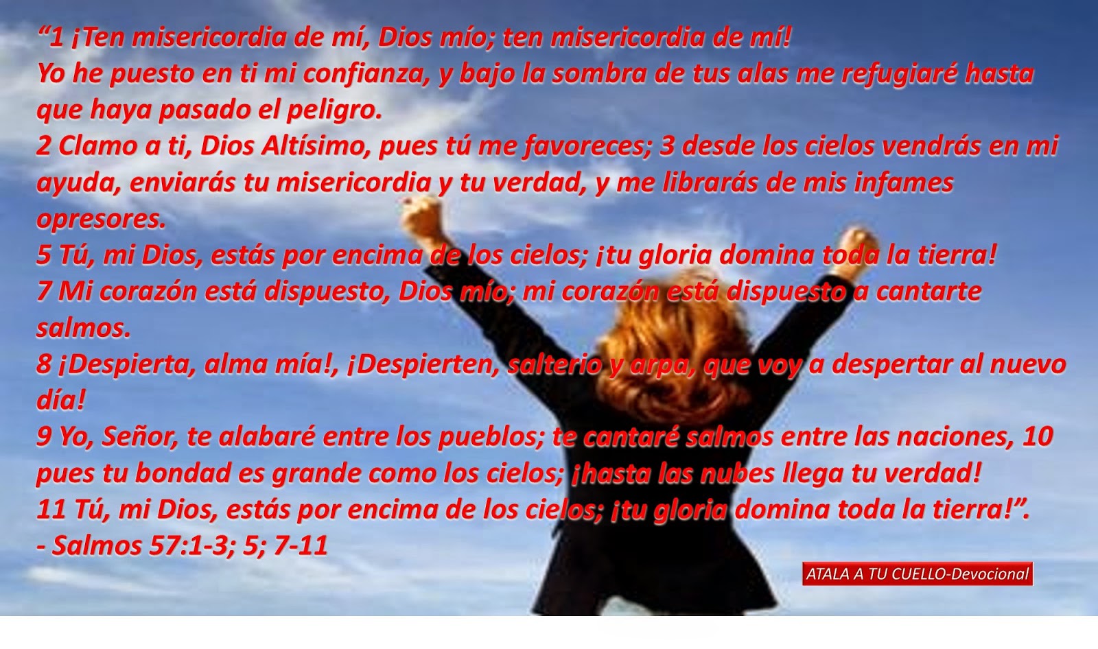 ATALA A TU CUELLO Devocional Salmos 57