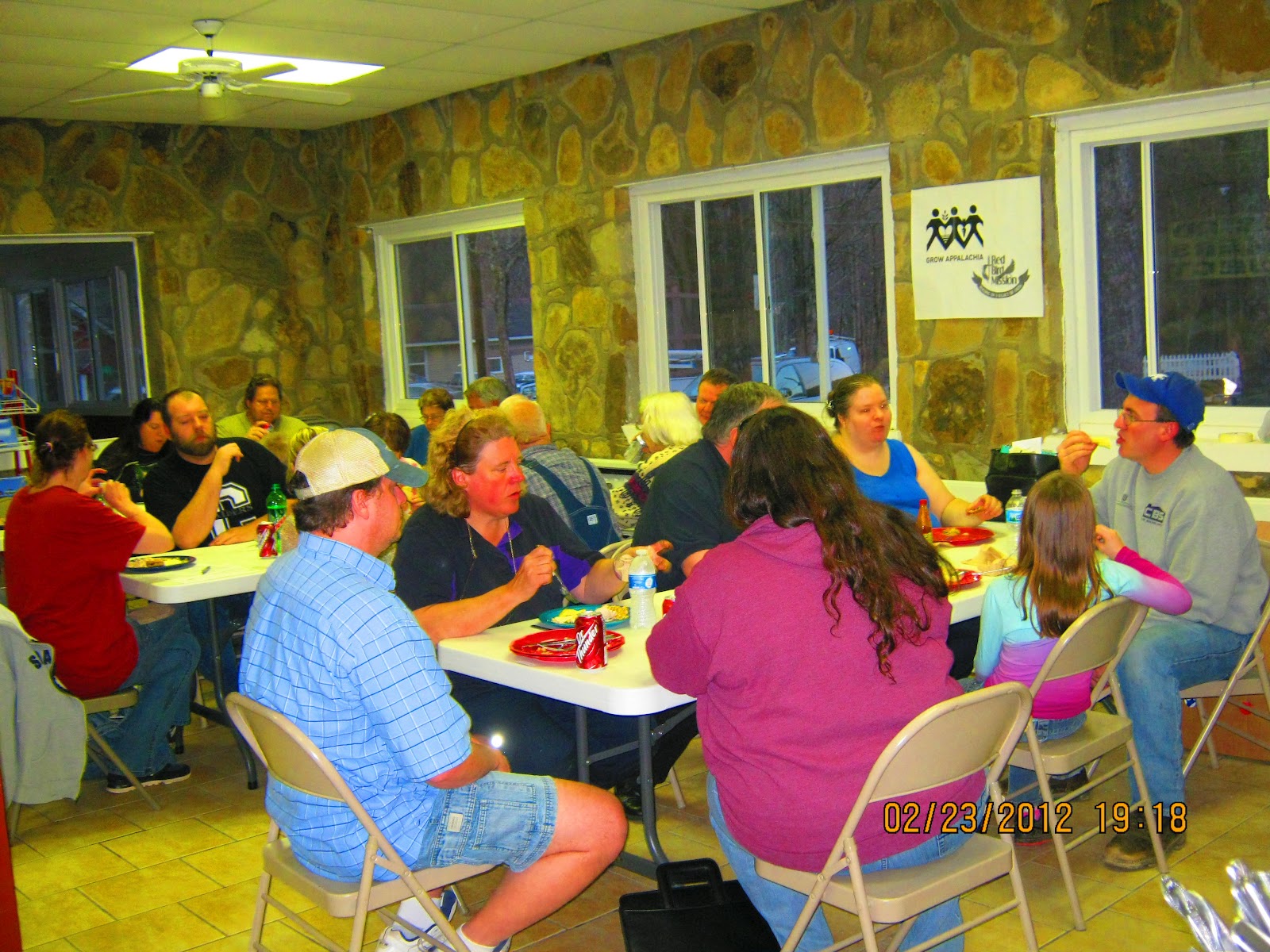 Our Grow Appalachia Dinner. Chad BrockRed Bird Mission Grow Appalachia