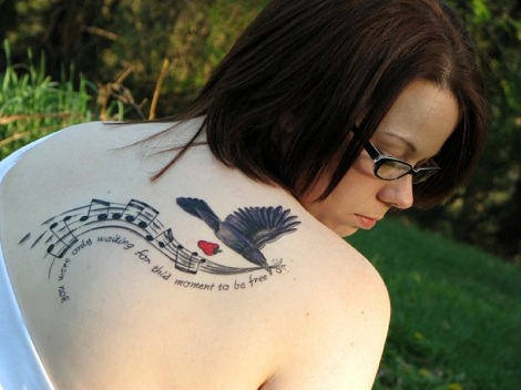 Phoenix Bird Tattoo For Women 