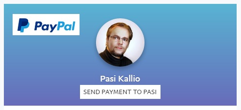 Vapaaehtoinen PayPal –maksu