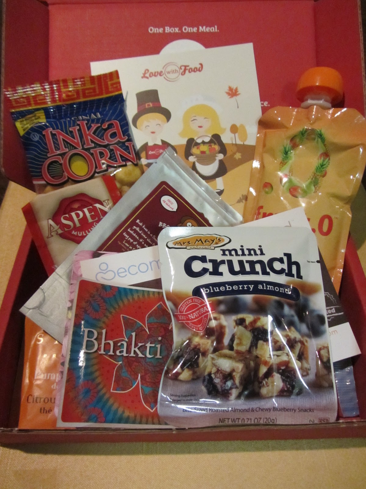 Love with Food November Box and December Coupon Code | I Run For Wine