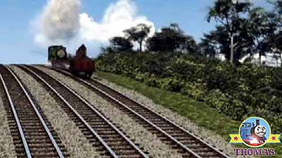 Trouble on the tracks Percy train engine top of Thomas and friends Gordon's hill musical calliope