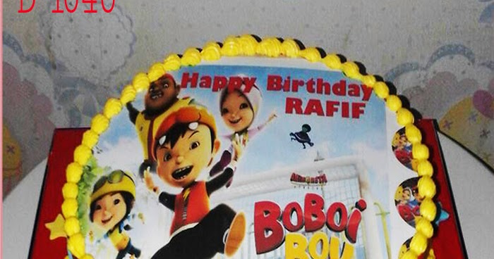 DaniQa Cake and Snack Kue Ulang Tahun Boboiboy