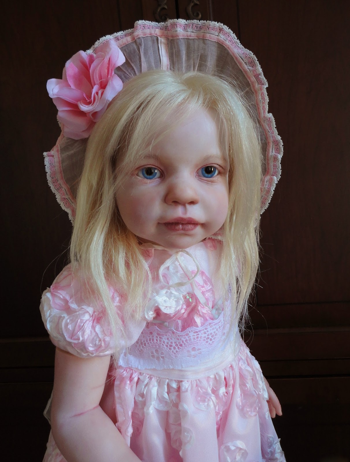 Anya's Originals Reborns and OOAK Art Dolls Adeline OOAK Lifelike toddler art doll for adoption