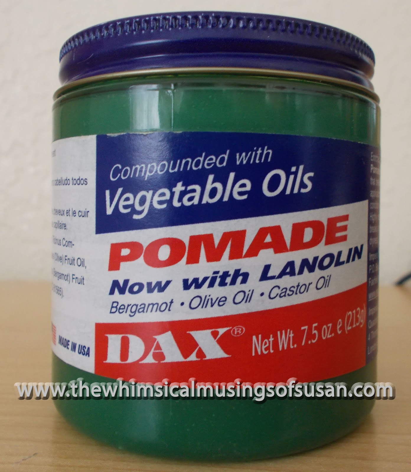 The Whimsical Musings of Susan: Review of Dax Pomade