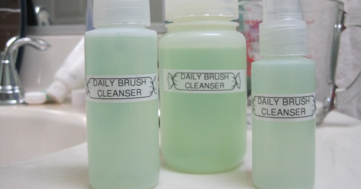 Sweet Blushes DIY Daily Makeup Brush Cleanser