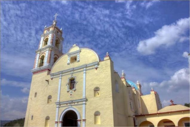 La Doña Tochimilco: Templo dedicado al señor del calvario
