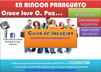 CURSO DE LOCUCION EN CRUCE JOSE C PAZ