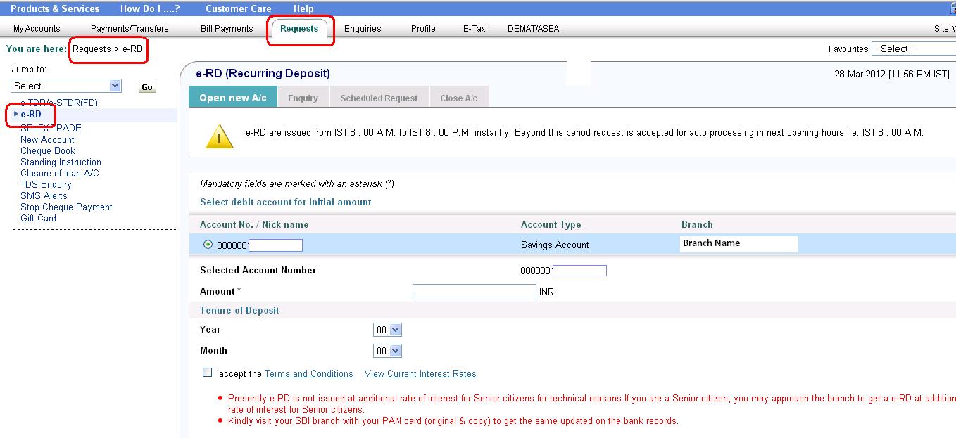 Recurring Deposit