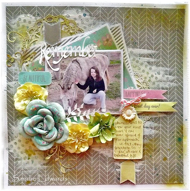 Delightfully Crazy Remember LO The Scrapbook Store